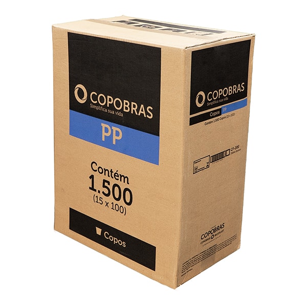 Copobras Copo PP Premium Descartável 200ml