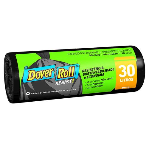 Saco de Lixo Dover-Roll 200L