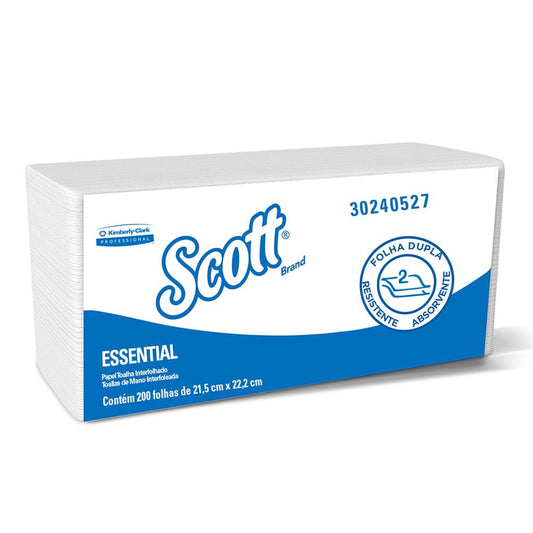 Scott Essential Folha Dupla Branca Interfolhada 150fls