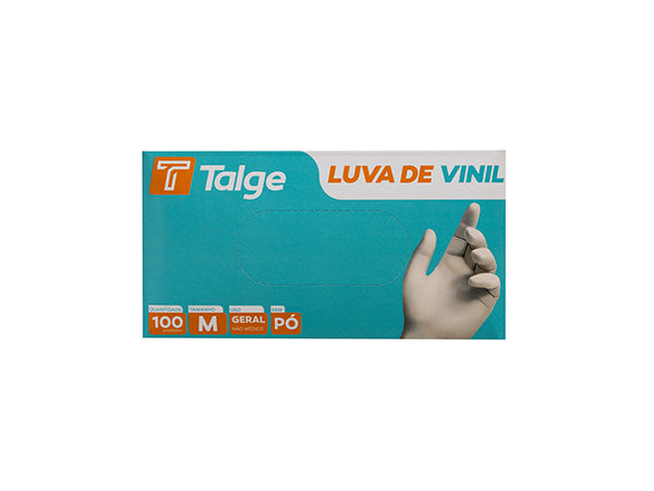 Luva Vinil Transparente Descarpack